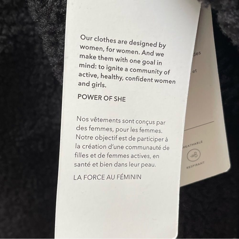 NWT ATHLETA Cozy Sherpa Snap Sweatshirt Size XL Black - Picture 13 of 16